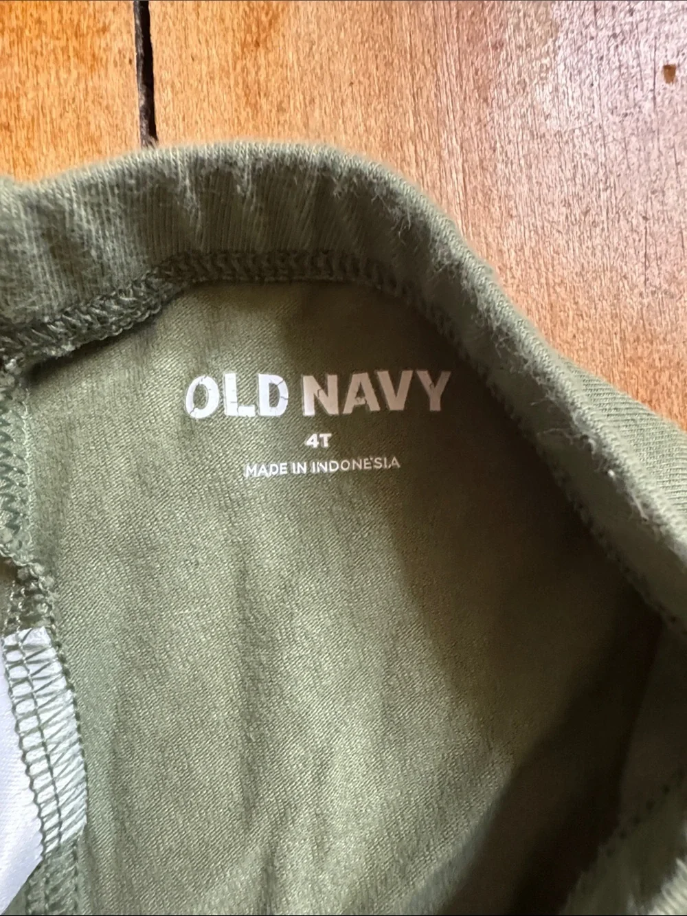 Old Navy leggings Olive Green 4T cotton